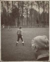 Der Sportplatz des FC Langweid im Jahr 1982